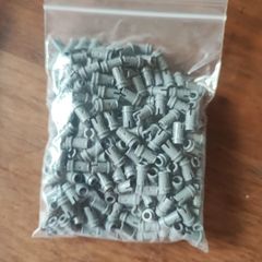 LEGO 351pcs dark bluish gray technic, pin 1/2 with friction ridges