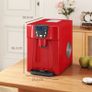 3L Ice Maker Machine and Water Dispenser, 12kg in 24H, 2 Sizes 9 Ice Cubes Ready in 6-10 Mins Ice Machine, Red Image 3