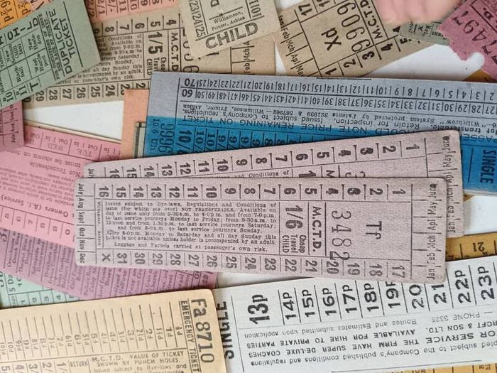 Vintage Transportation Ticket Collection
