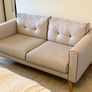 Modern 2-Seater Fabric Sofa Image 4