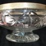 Vintage Art Deco Flint Glass Pedestal Footed Bowl 1920's Image 7