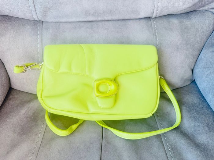 Chrisbella lime green crossbody bag