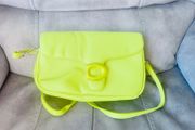 Chrisbella lime green crossbody bag