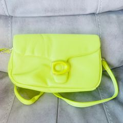 Chrisbella lime green crossbody bag