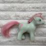 My Little Pony Baby Cuddles G1 1986 Beddy Bye Eye MLP Dirty approx. 7.5 cm. Used sometimes left eye opens only to the middle Please see photos Image 2