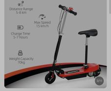 kids electric scooter x2 red