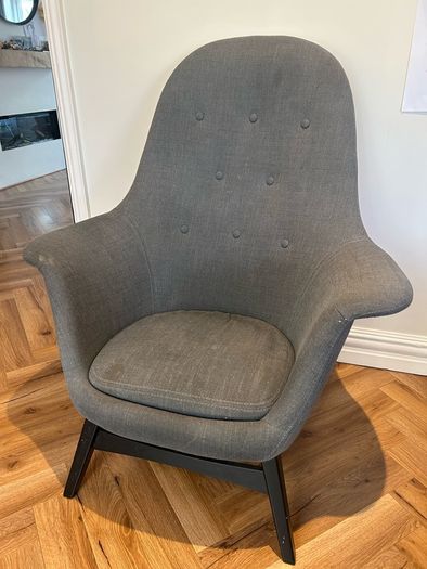 Ikea armchair dark grey