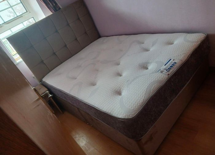 Double beds different headboards different Colors