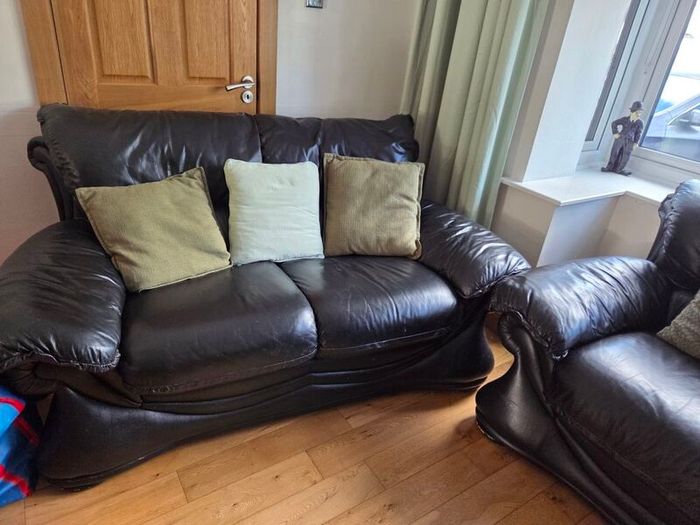 leather couch