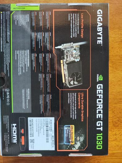 GeForce GT 1030 Low Profile D5 2GB