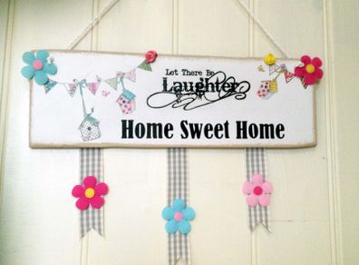 Home Sweet Home Handmade Sign