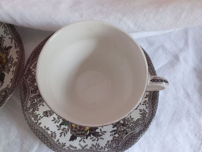 Wedgewood Oriental Pheasant Cups & Saucers.