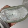 326 - Set of 3 Vintage Clear Glass Collectible Decorative Scrubbs Bottles Image 5