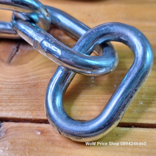1m Big Silver Chain