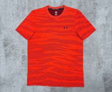 Orange under armour t shirt