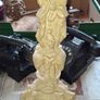 Beautiful Table Base of Neoclassical Women, Elephants, and Dragons. You could easily get a round piece of glass, wood or plexiglass, and make a nice table that would be a focus point in any room or hall. Postage Available or Collection Image 4