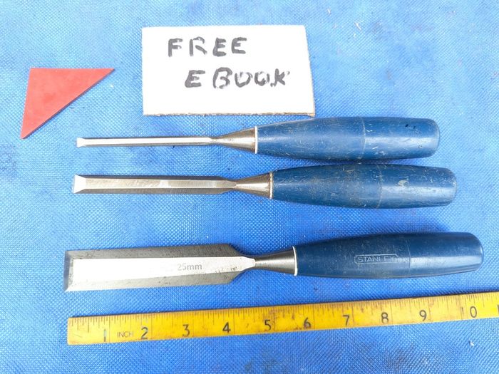 A set of Stanley Chisels