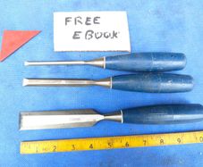 A set of Stanley Chisels