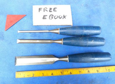 A set of Stanley Chisels