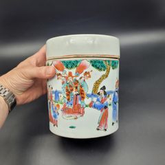 Chinese Antique Vase Ginger Jar Hand Painted Decoration
