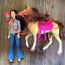 Barbie Jockey and Spirit Horse Bundle w/ Pen Image 3