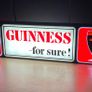 Guinness for sure double sided bar sign Image 3