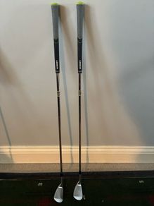 Mizuno T22 Satin Chrome Wedges 52 and 56 S Grind Excellent Condition