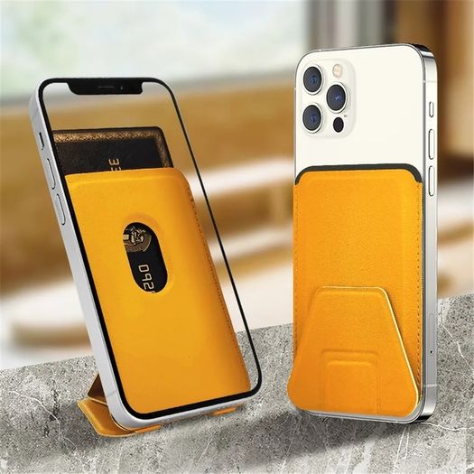 Magnetic Phone card holder wallet stand
