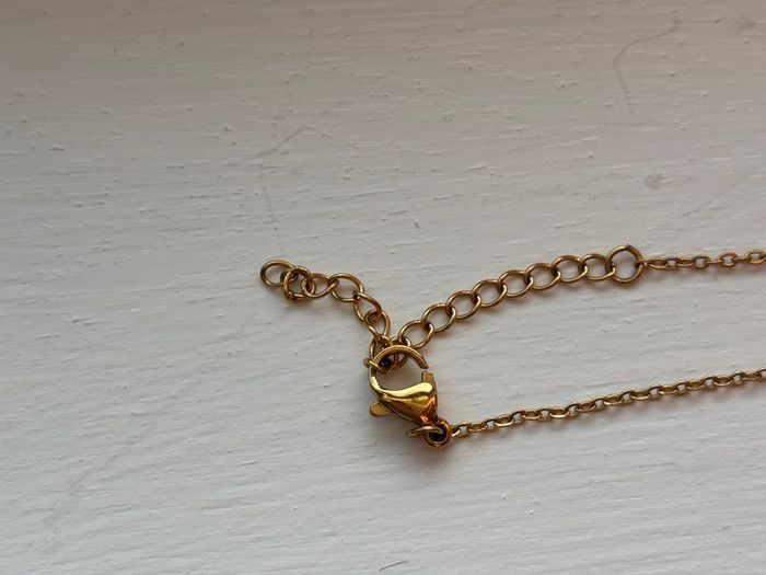 Mettle and Bloom Gold 14k plated Crescent Necklace