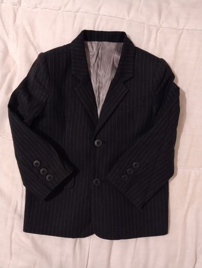 Marks & Spencer Autograph Pinstripe Smart Blazer Suit Jacket, Kids