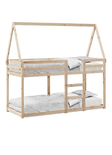 Kids Wooden Bunk Bed