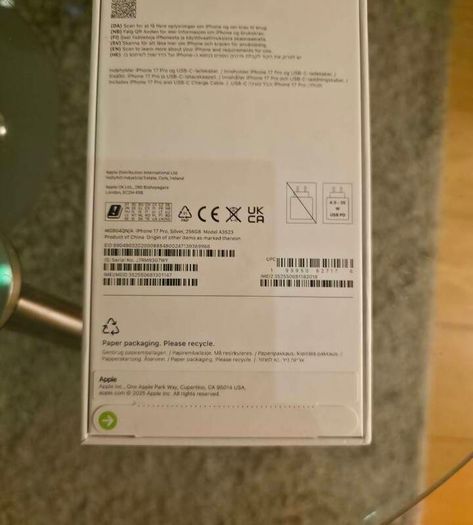 Apple Iphone 17 Pro 256GB IRISH