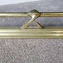 Art Nouveau brass fire fender {23cm H x 134 cm W x 37 cm D} Image 4