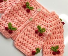 Handmade baby cardigan