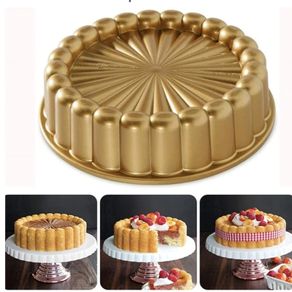 Charlotte cake, 25 cm diameter corrugated baking tin