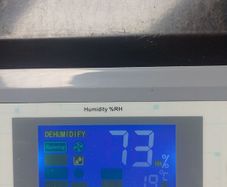 New damaged commercial dehumidifier