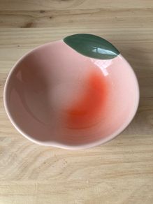 Sostrene Grene Small Stoneware Peach Dish - Brand New