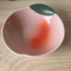 Sostrene Grene Small Stoneware Peach Dish - Brand New