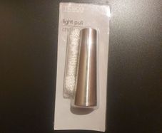 NEW Chrome light pull cord