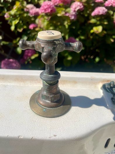 Original Antique Victorian Shanks Toilet Sink Basin