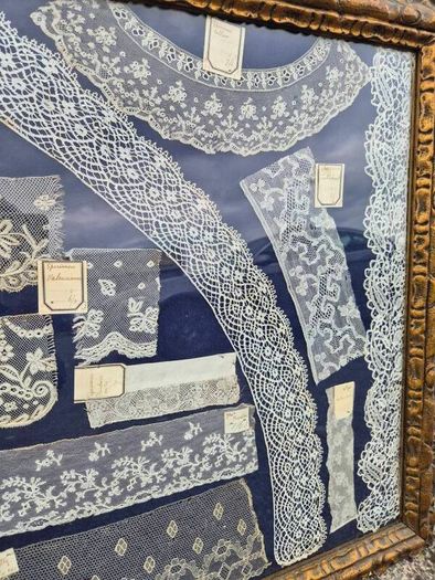 Antique Framed Lace Samples