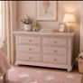 Dusty pink drawers, dresser, sideboard Image 2