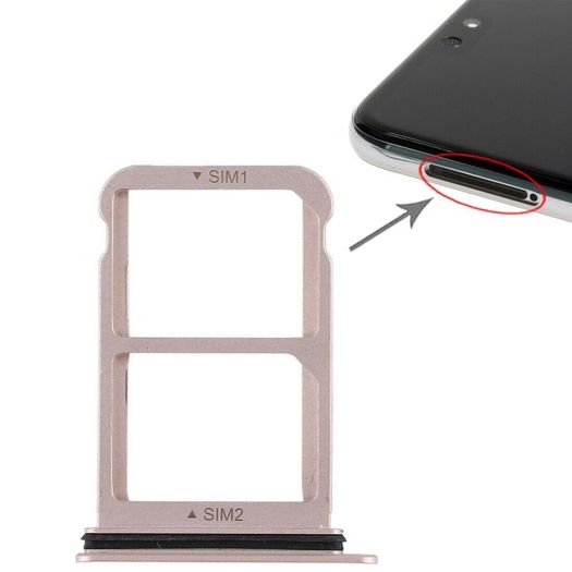 For Huawei P20 Dual SIM Card Holder Tray Slot Gold & Waterproof Seal New - FHT01HST
