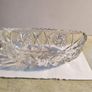Bohemin Crystal Small Ovel Boat Dish. Image 5