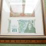 Three framed Irish Lady Lavery pound notes, All original notes not copies Image 9
