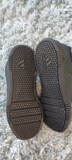 Adidas black trainers