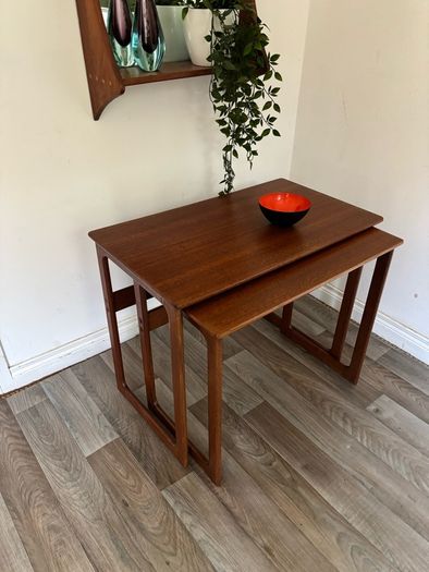 Vintage Retro Mid Century Danish Johannes Andersen Nest of Tables