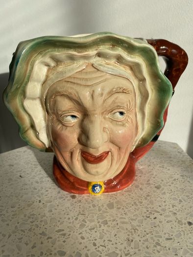 Antique China Toby jug Cheese Closch Cottage Biscuit Barrel Jugs