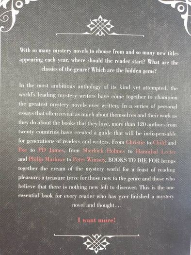 books to die for