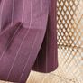 & Other Stories burgundy wool blend wide legged trousers office siren smart Size 12-14 Image 2